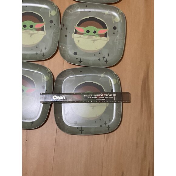Six Star Wars Plates Featuring Grogu Baby Yoda Disney - Picture 3 of 4